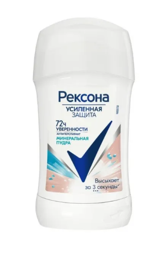 REXONA антиперспирант жен. минеральная пудра 40мл стик