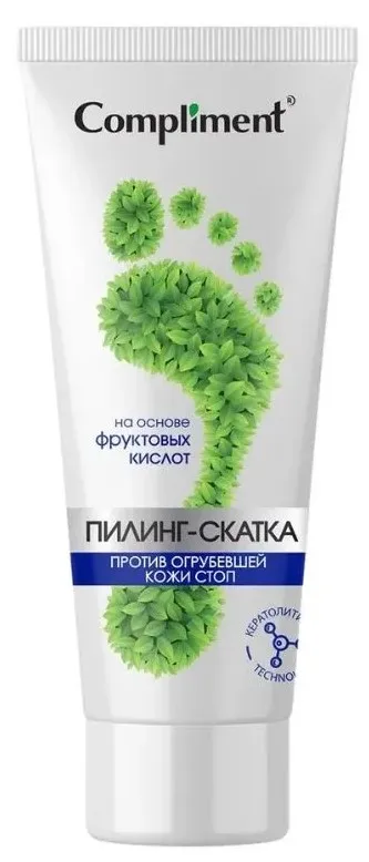 COMPLIMENT пилинг-скатка против огрубевшей кожи стоп 80мл