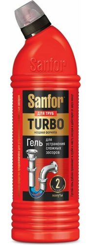 SANFOR средство чистящее д/труб turbo 750г