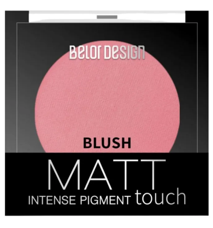 BELOR DESIGN румяна д/лица matt touch т. 202