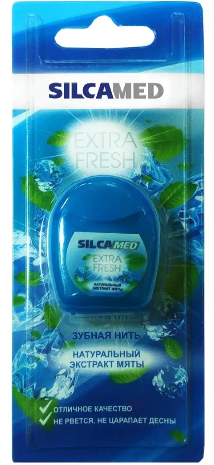 SILCAMED нить зубная extra fresh