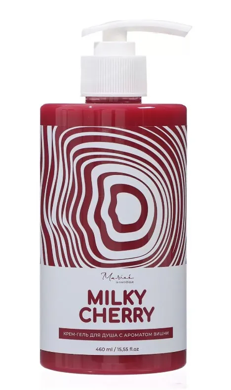 MARIEE крем-гель д/душа ia cosmetique milky cherry с ароматом вишн 460мл