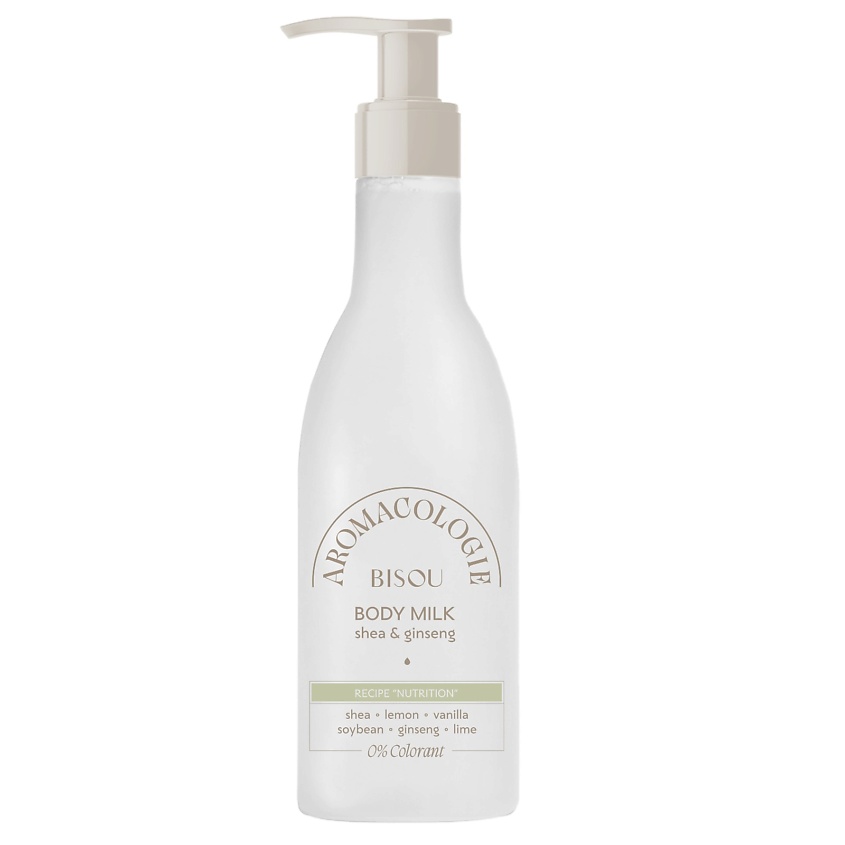 BISOU Aromacologie молочко д/тела питательное ши и женьшень 300мл