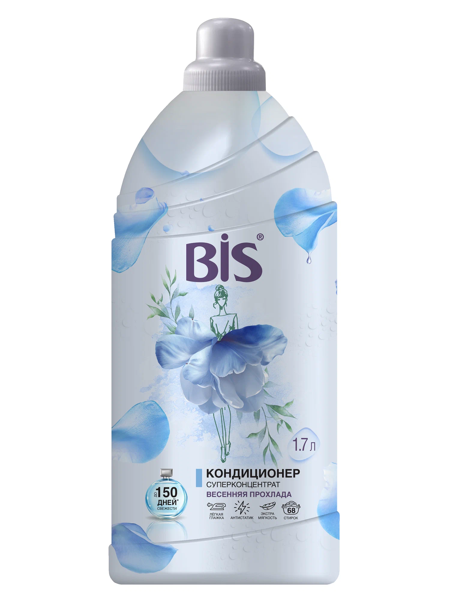 BIS кондиционер д/белья концентрат весенняя прохлада 1700мл (4)