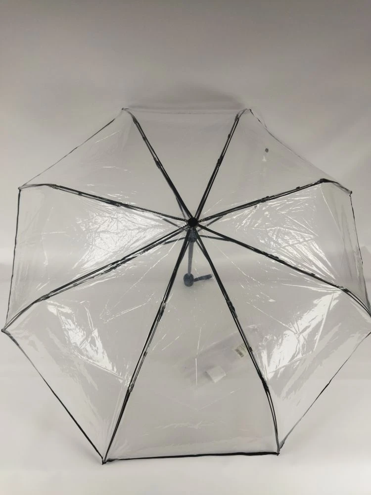Зонт автомат прозрачный Д:55см ED25459