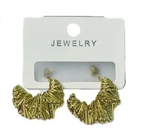 Серьги пружинка цв.золото L 230714