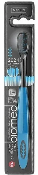 BIOMED щетка зубная black medium ср.жесткости