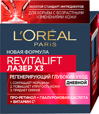 LOREAL DERMO-EXPERTISE крем д/лица ревиталифт лазер 3х 50мл