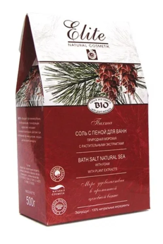 СЕВЕРНАЯ ЖЕМЧУЖИНА соль с пеной д/ванн elite пихта 500г ЭЛ-1011