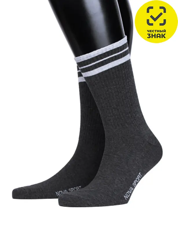 Носки мужские С1350 черный р.27