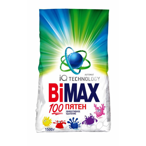 BIMAX порошок стир automat 100 пятен 1500г                                                         