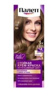 ПАЛЕТТ краска д/волос т.N6 средне русый