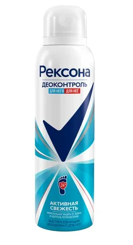 REXONA дезодорант д/ног деоконтроль активная свежесть 150мл