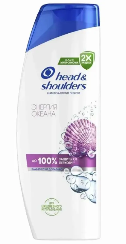 HEAD&SHOULDERS шампунь д/волос энергия океана 400мл