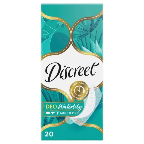 DISCREET прокладки ежедневные deo водная лилия 20шт AD135/570/443