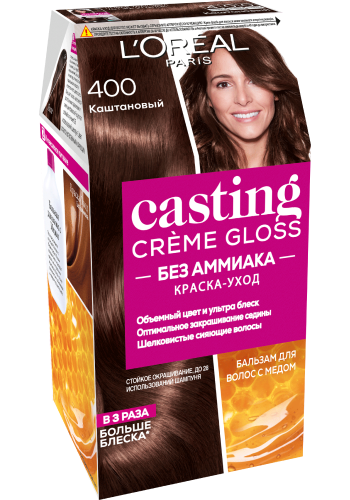 LOREAL CASTING CREME GLOSS краска д/волос т.400 каштан