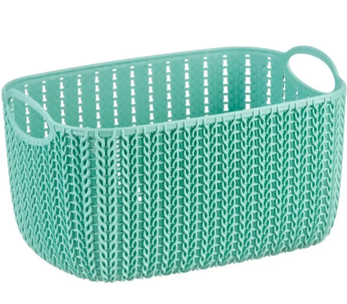 ВЯЗАНИЕ корзина 4л цв.фисташковый М2380/12