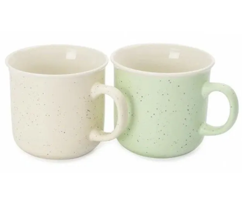 KEYLINK кружка mint&beige 400мл CN1584