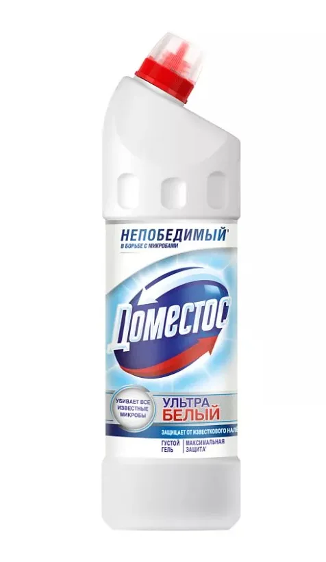 ДОМЕСТОС средство д/чистки и дезинфекции ультра белый 1000мл