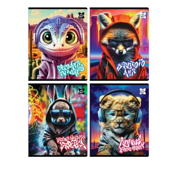 Тетрадь 48л А5 клетка нейросеть ты крут