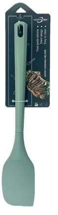 KITCHEN Лопатка кулинарная силикон цв.серый/мята ED25204