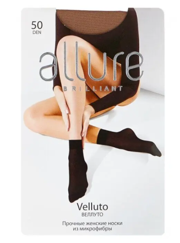ALLURE носки женские velluto микрофибра 50ден glase