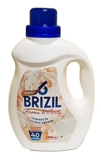 BRIZIL кондиционер д/белья нежность белых цветов 1000мл