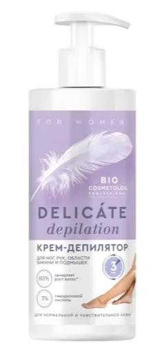 DELICATE DEPILATION Bio Cosmetolog Professional крем-депилятор 200мл