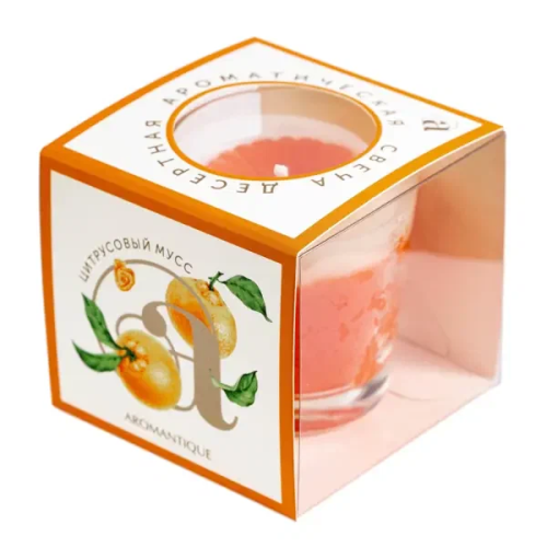 AROMANTIQUE свеча аромат. цитрусовый мусс 60г