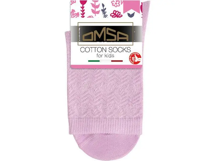OMSA носки детские ажур 22A02 rosa chiaro р.27-30