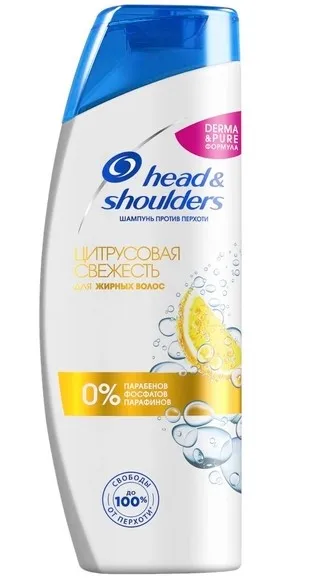 HEAD&SHOULDERS шампунь д/волос цитрусовая свежесть 400мл