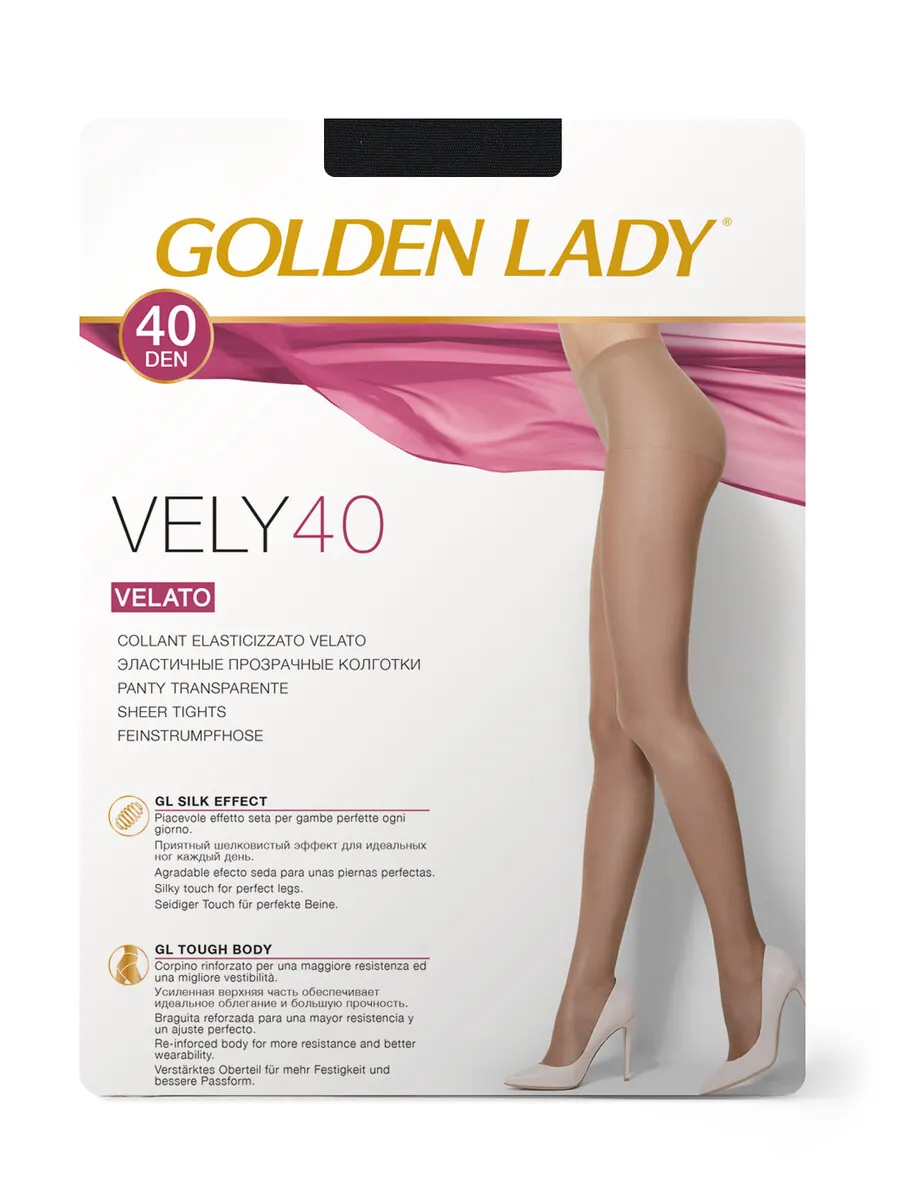 GOLDEN LADY колготки женские vely 40 nero р.4