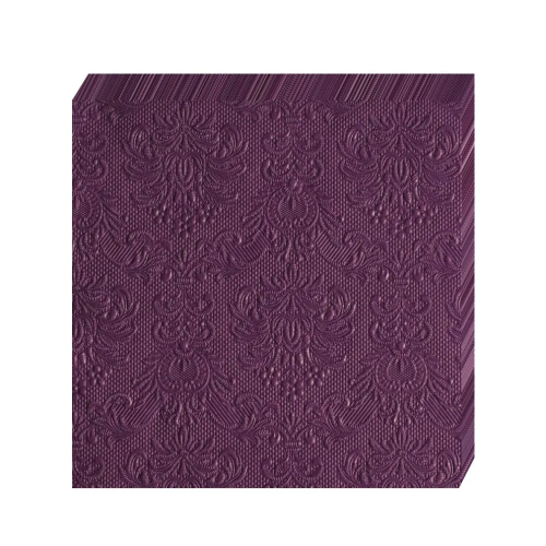 BOUQUET Art салфетки столовые барокко ягодный 3сл. 33*33см 16шт