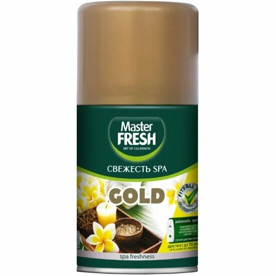 MASTER FRESH GOLD освежитель воздуха свежесть spa см.баллон 250мл