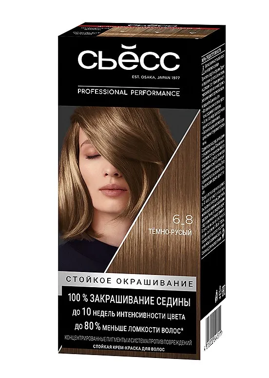 СЬЁСС COLOR краска д/волос т.6-8 т.русый                                                           