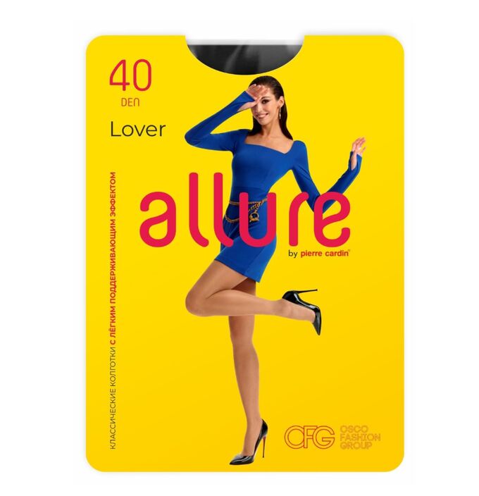 PIERRE CARDIN колготки женские аллюр ловер 40 nero р.2