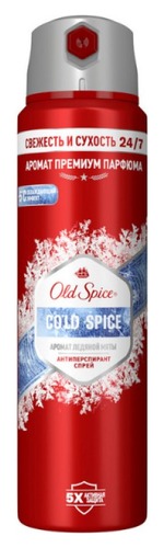 Old Spice Антиперспирант-спрей мужской Cold Spice, 150 мл