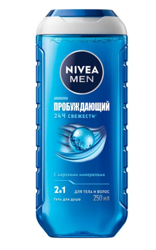NIVEA MEN гель д/душа пробуждающий 250мл 80800