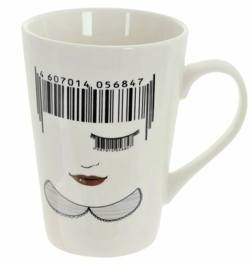 Кружка 400мл фарфор белый 796400