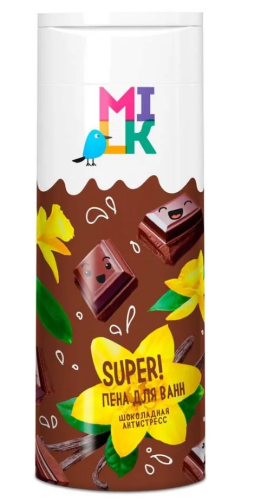 МИЛК пена д/ванн шоколадная антистресс 400мл