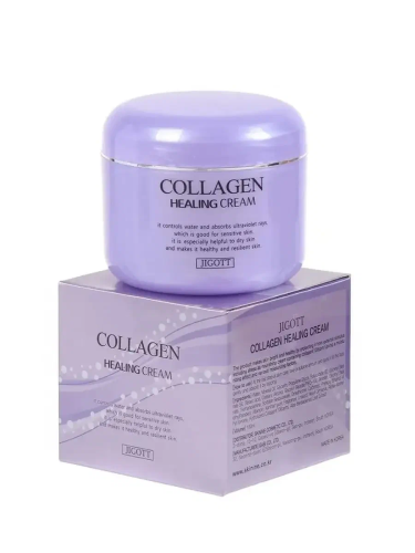 JIGOTT крем д/лица с коллагеном питательный 100мл