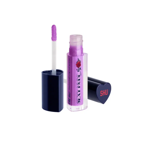 SHU блеск д/губ мерцающий sexy nude №449