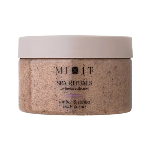 MIXIT Spa Rituals скраб д/тела сахарно-солевой с ароматом амбры и бобов тонка 300г