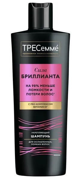 TRESEMME шампунь д/волос укрепляющий diamond strength 400мл                                        