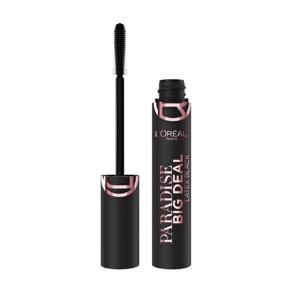 L'Oreal Paris Тушь для ресниц Paradise Big Deal Latex Black ультрачёрная, 9,9 мл