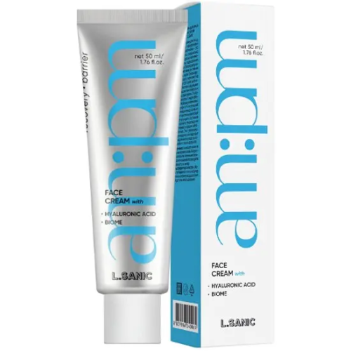 L.SANIC крем д/лица увлажняющий с гиалуроновой кислотой и пробиотиками 50мл