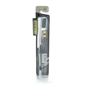 LION щетка зубная система древесный уголь ср.жесткости