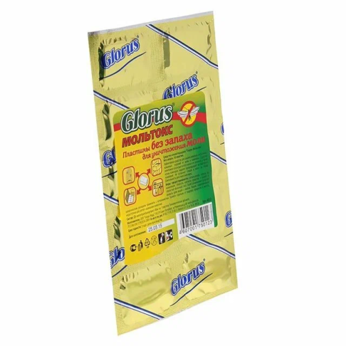 ГЛОРУС пластины от моли мольтокс 9шт
