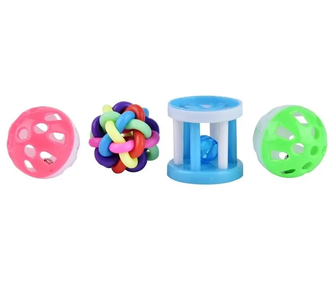 ЧУДОДОМ набор игрушек д/кошек 4шт микс 31019-0318/262625