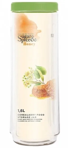 SUGAR&SPICE Honey банка д/сыпучих продуктов фисташка 1,6л_